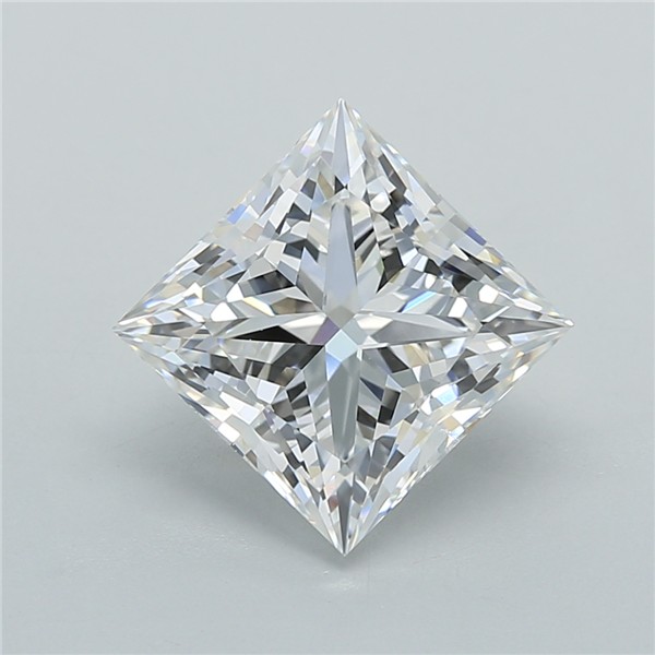 3.04 ct. princess Lab Grown Diamond front image