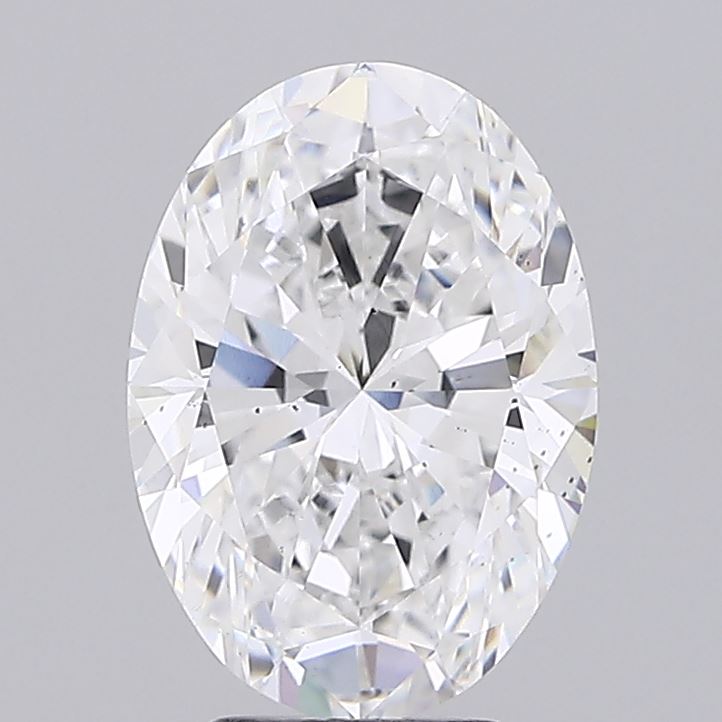 5.02 ct. oval Lab Grown Diamond front image