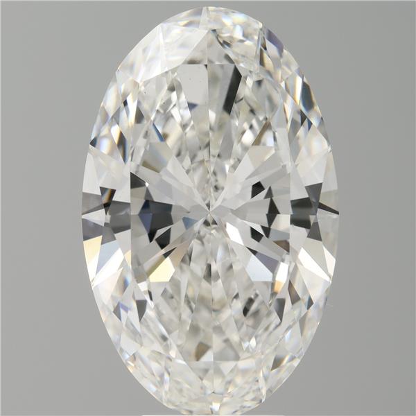 7.05 ct. oval Lab Grown Diamond front image