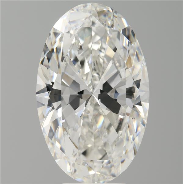 7.02 ct. oval Lab Grown Diamond front image