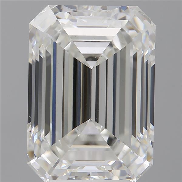 5.09 ct. emerald Lab Grown Diamond front image