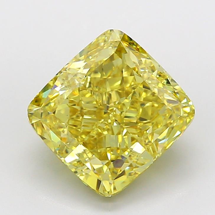 6.10 ct. cushion Lab Grown Diamond front image