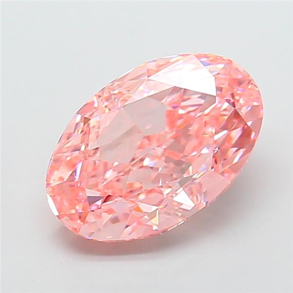 5.01 ct. oval Lab Grown Diamond front image
