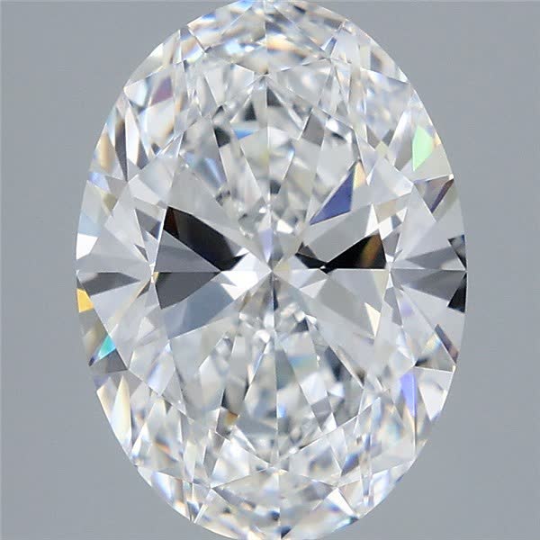 3.20 ct. oval Lab Grown Diamond front image