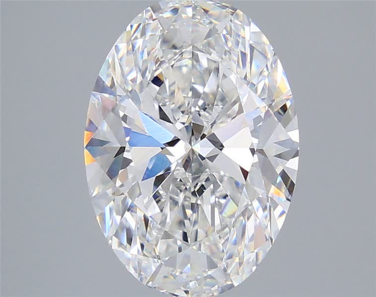 4.06 ct. oval Lab Grown Diamond front image
