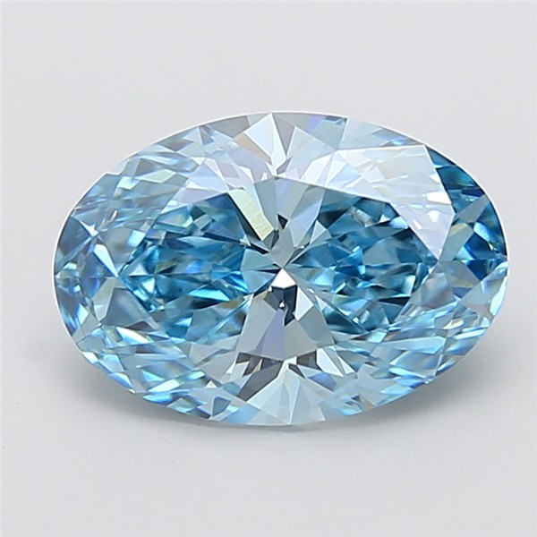 4.05 ct. oval Lab Grown Diamond front image