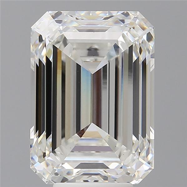 7.58 ct. emerald Lab Grown Diamond front image