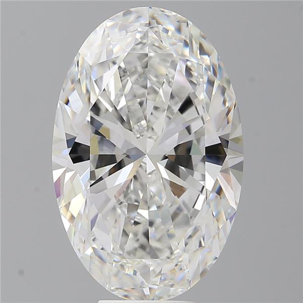 9.56 ct. oval Lab Grown Diamond front image