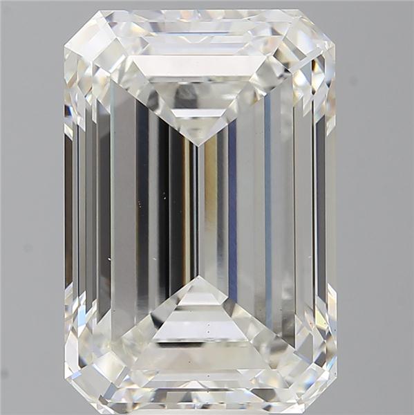 12.51 ct. emerald Lab Grown Diamond front image