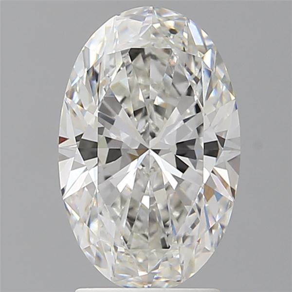 2.55 ct. oval Lab Grown Diamond front image