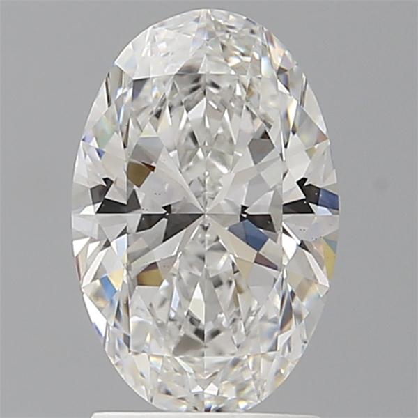 2.01 ct. oval Lab Grown Diamond front image