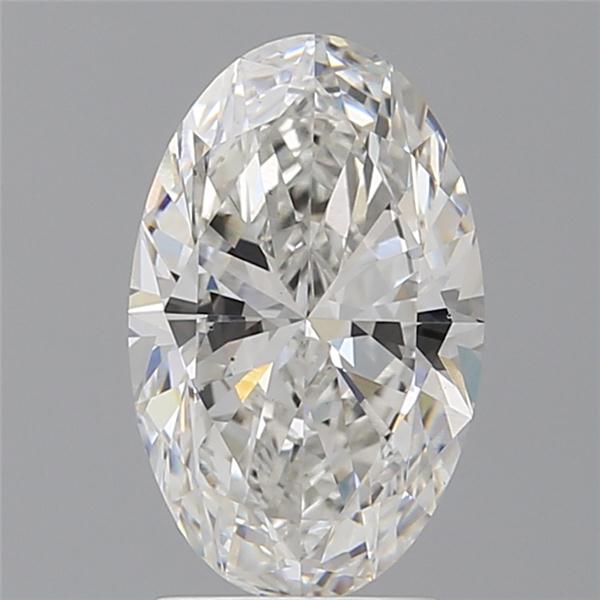 2.55 ct. oval Lab Grown Diamond front image