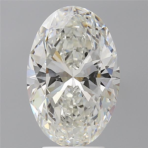 4.09 ct. oval Lab Grown Diamond front image