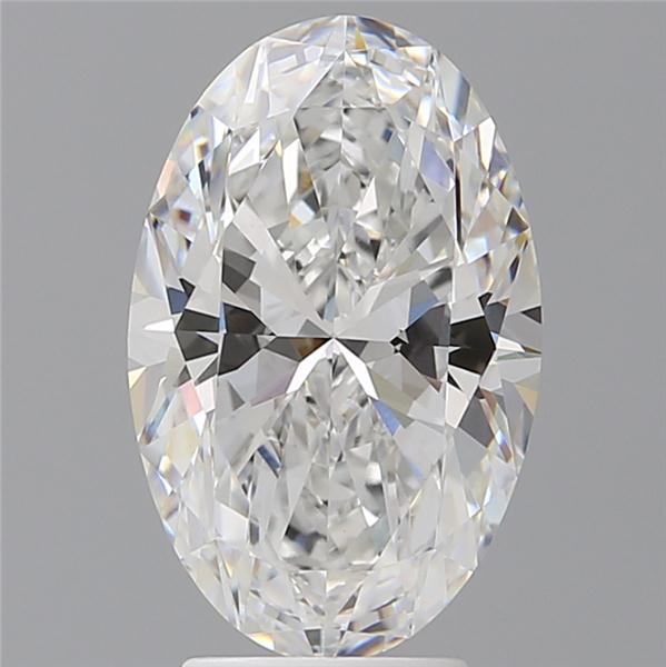 4.10 ct. oval Lab Grown Diamond front image