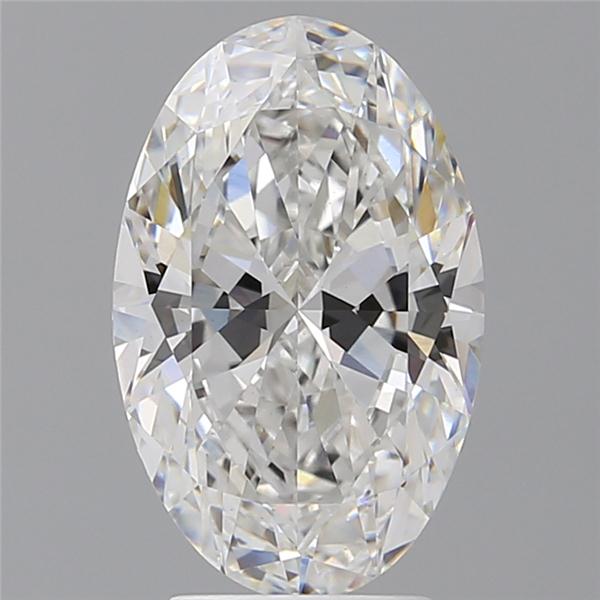 3.58 ct. oval Lab Grown Diamond front image