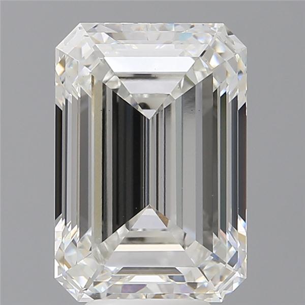 6.56 ct. emerald Lab Grown Diamond front image