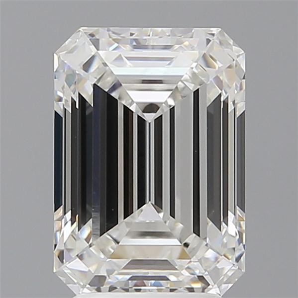 3.55 ct. emerald Lab Grown Diamond front image