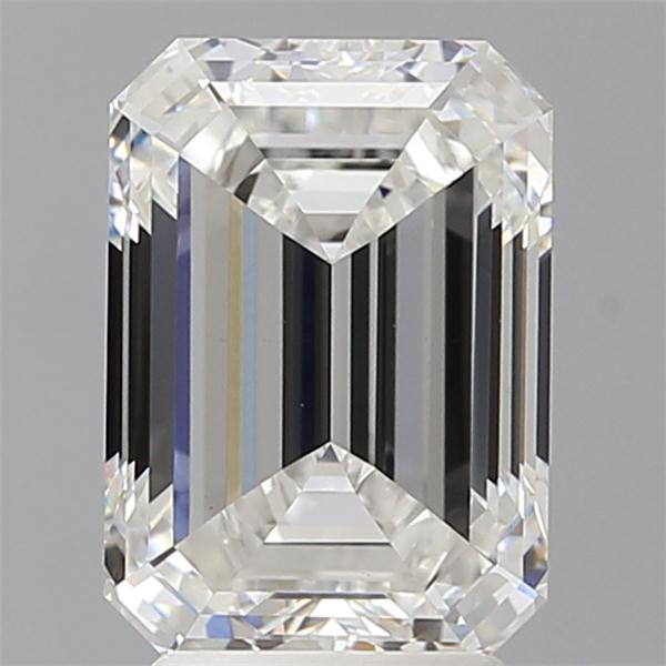 3.44 ct. emerald Lab Grown Diamond front image