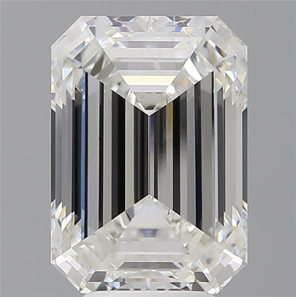 6.05 ct. emerald Lab Grown Diamond front image