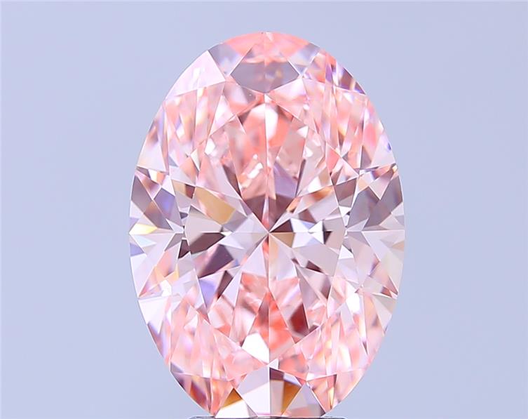 6.09 ct. oval Lab Grown Diamond front image
