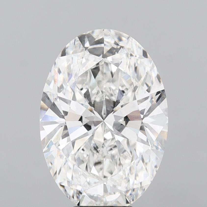 7.02 ct. oval Lab Grown Diamond front image