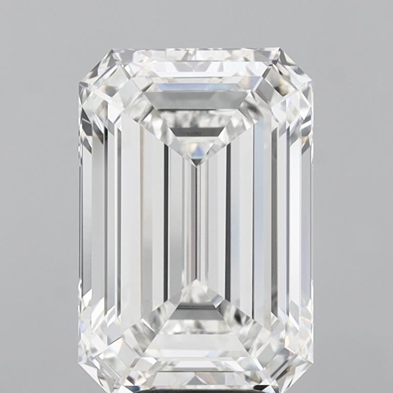 7.04 ct. emerald Lab Grown Diamond front image
