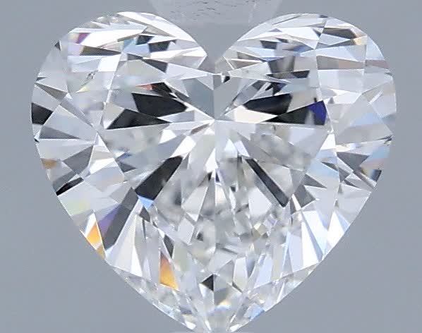 1 carat d VS2 EX Cut IGI heart diamond