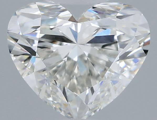 1.01 carat f VVS2 EX Cut IGI heart diamond
