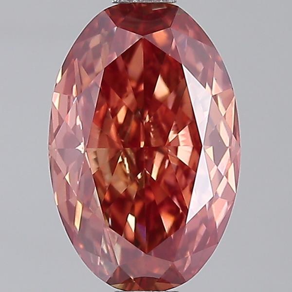 2.08 ct. oval Lab Grown Diamond front image
