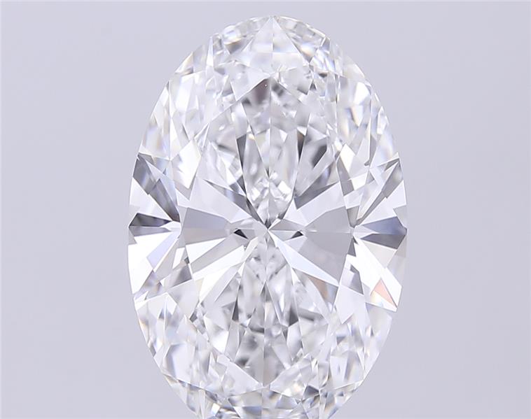 7.08 ct. oval Lab Grown Diamond front image