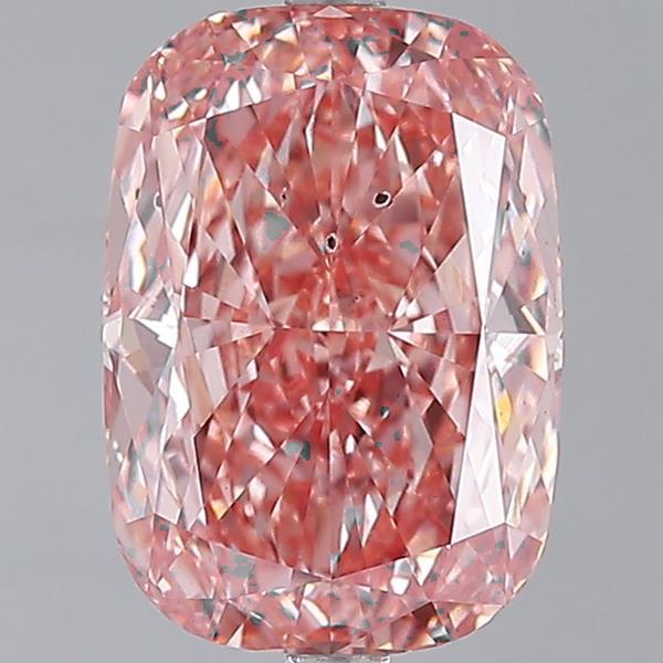7.09 ct. cushion Lab Grown Diamond front image