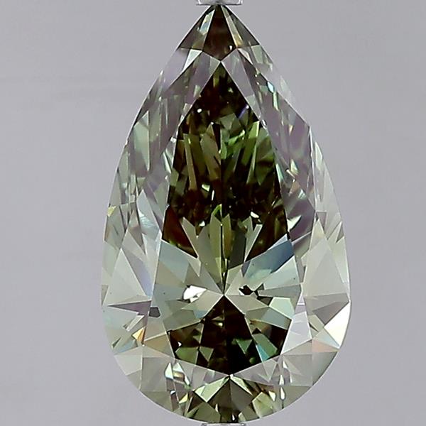 9.01 ct. pear Lab Grown Diamond front image