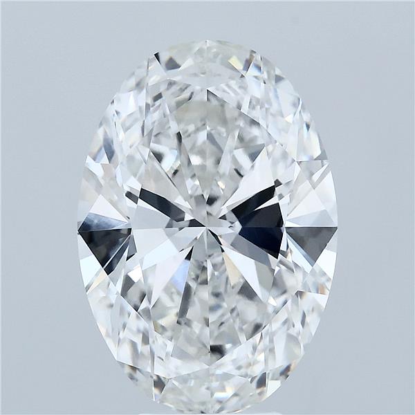6.54 ct. oval Lab Grown Diamond front image