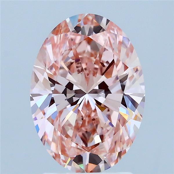 2.01 ct. oval Lab Grown Diamond front image