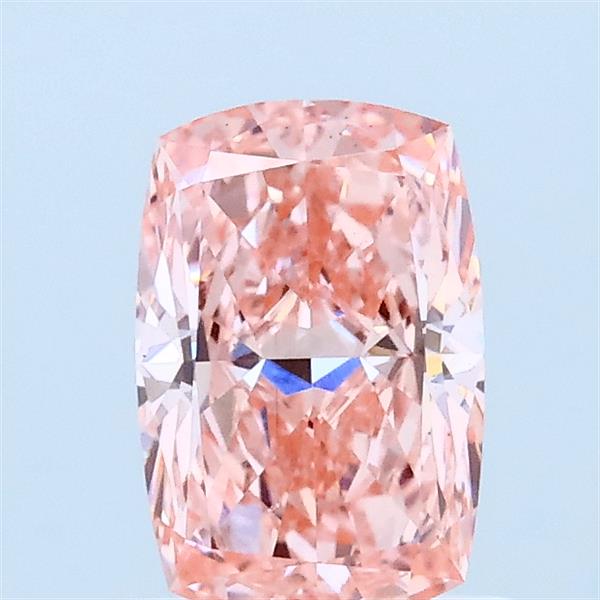 1 carat fancy vivid  pink VS1 EX Cut IGI cushion diamond