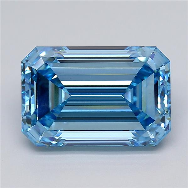 7.12 ct. emerald Lab Grown Diamond front image