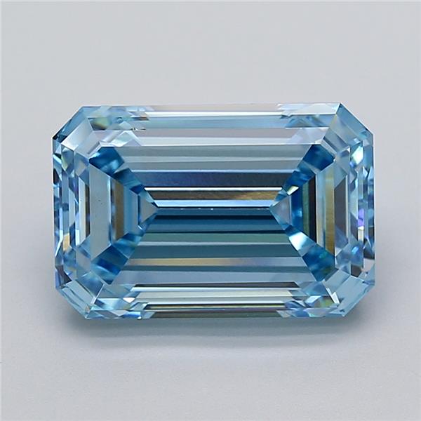 6.04 ct. emerald Lab Grown Diamond front image
