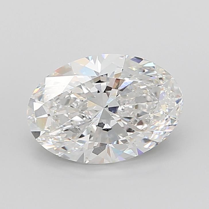 6.08 ct. oval Lab Grown Diamond front image