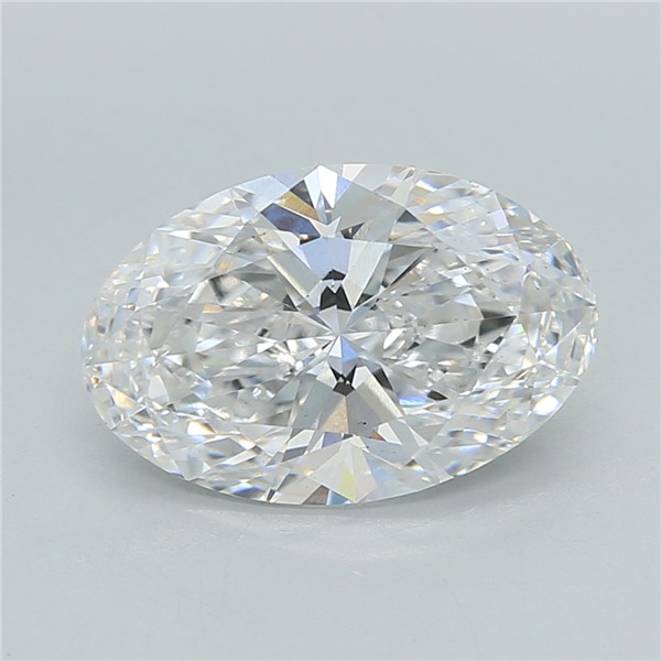 3.05 ct. oval Lab Grown Diamond front image