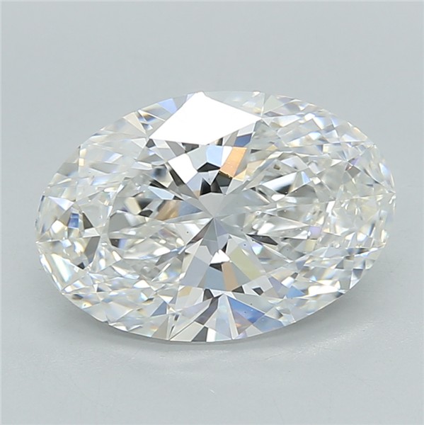 3.04 ct. oval Lab Grown Diamond front image