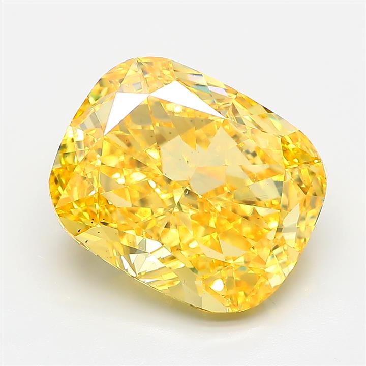 7.04 ct. cushion Lab Grown Diamond front image