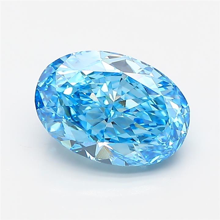 2.57 ct. oval Lab Grown Diamond front image