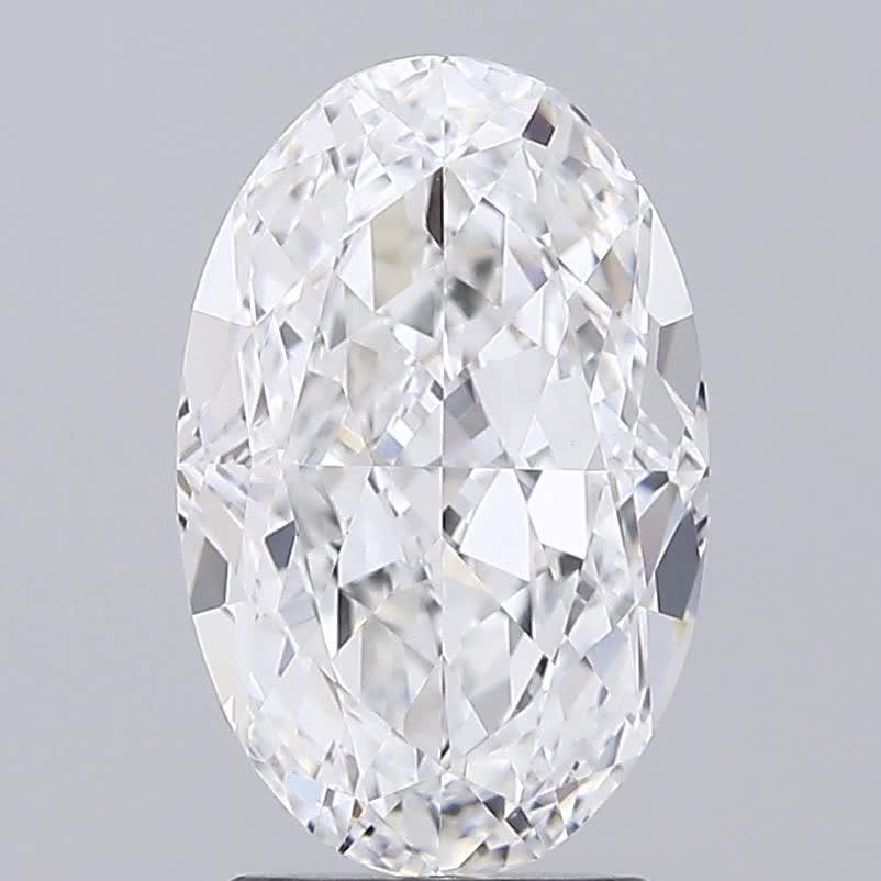 3.43 ct. oval Lab Grown Diamond front image