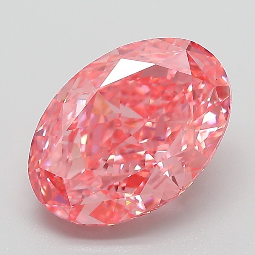3.16 ct. oval Lab Grown Diamond front image