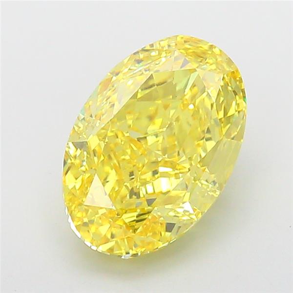 6.10 ct. oval Lab Grown Diamond front image