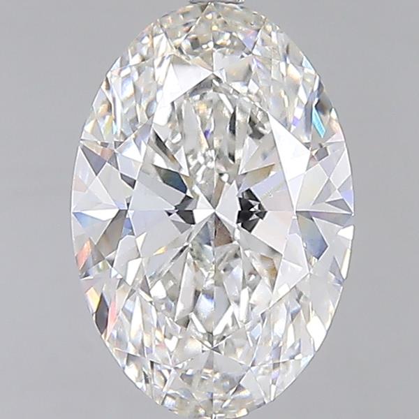 7.02 ct. oval Lab Grown Diamond front image