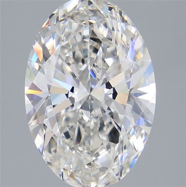 3.51 ct. oval Lab Grown Diamond front image