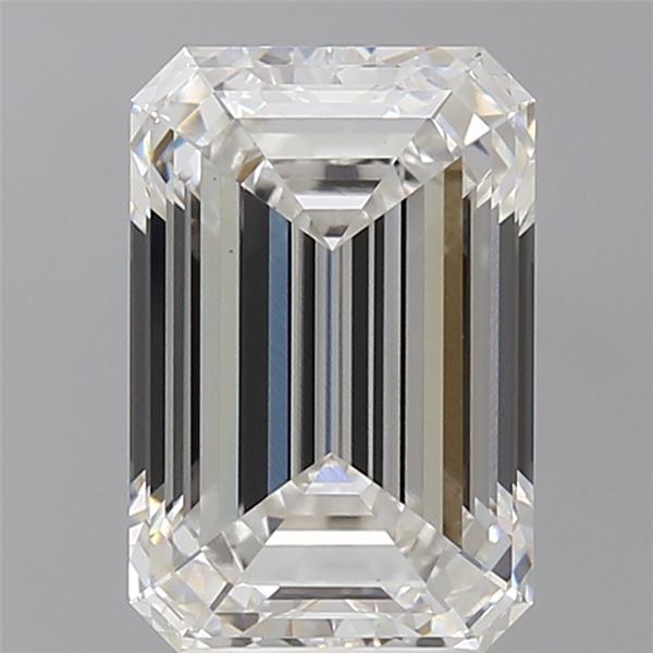 4.09 ct. emerald Lab Grown Diamond front image