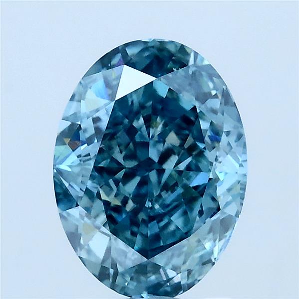 2.07 ct. oval Lab Grown Diamond front image