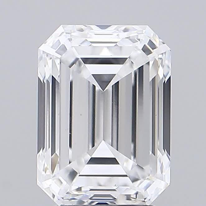 3.03 ct. emerald Lab Grown Diamond front image